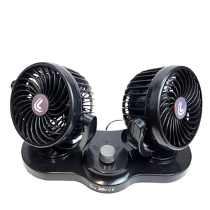 Autó ventilátor duplás Ø 11 cm 24V