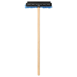 Autós ablaklehúzó és mosó kefe üvegfelületre 25cm fa nyéllel 60 cm
