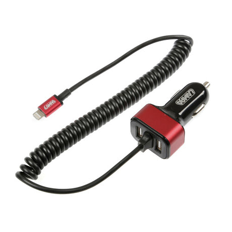 Szivargyújtós Univerzális Gyors Töltő   2 USB Porttal | 5800mA | 12/24V Iphone és Micro USB