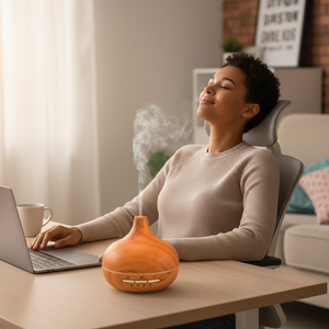 Illóolaj diffúzor LED időzítővel 16,8 × 14,5 cm