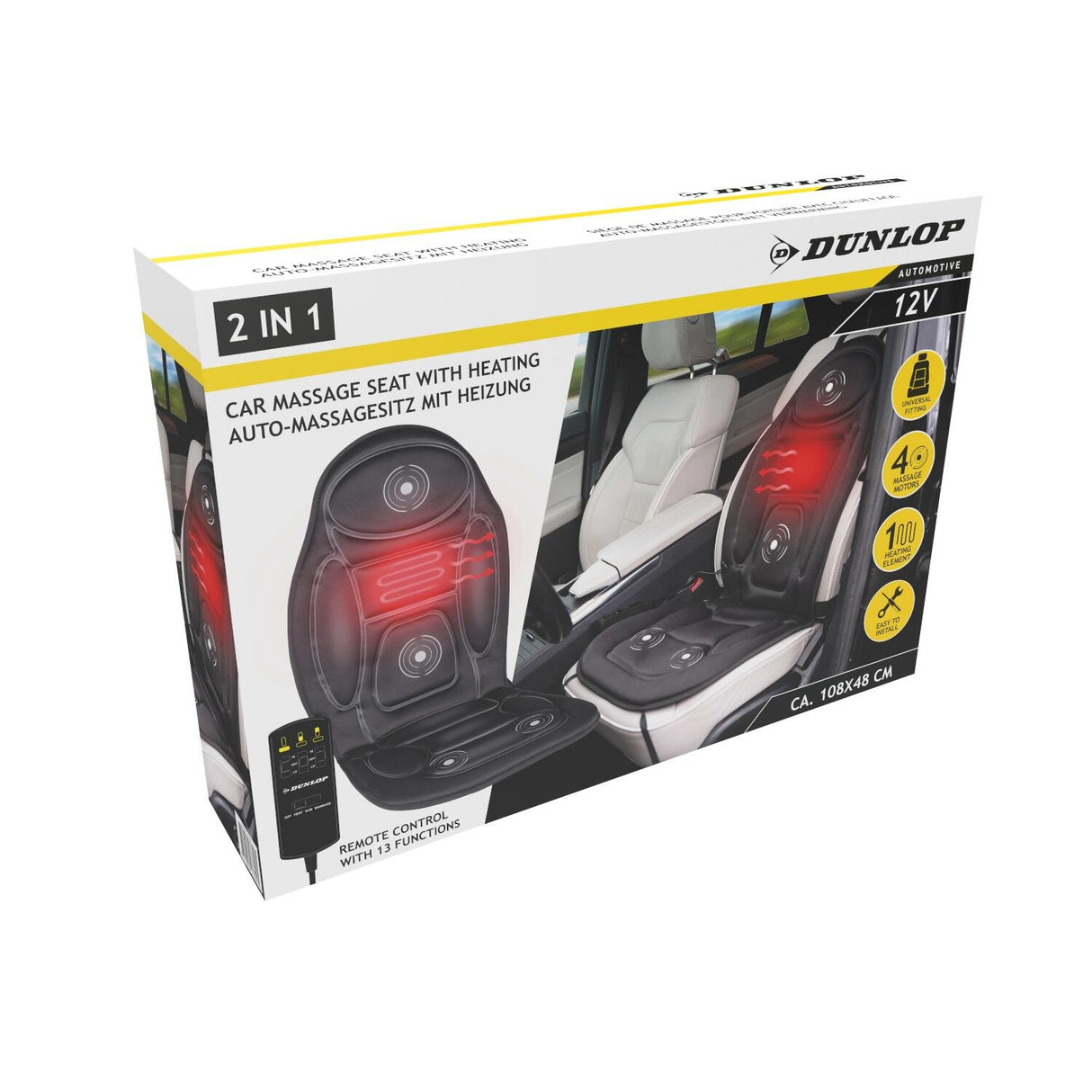 Autó üléshuzat fűthető és masszázzsal