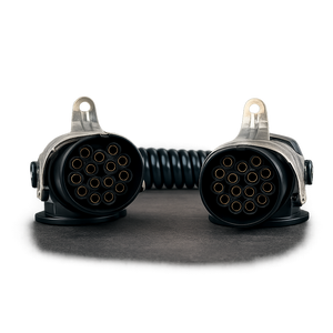 ADR spiral cable with 15-pin connector max. length: 3.7m working length: 3.5m 24V
