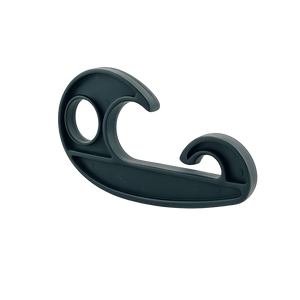 Plastic hook for cargo net, black