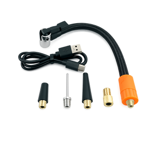 Cordless mini air compressor with power bank and flashlight function