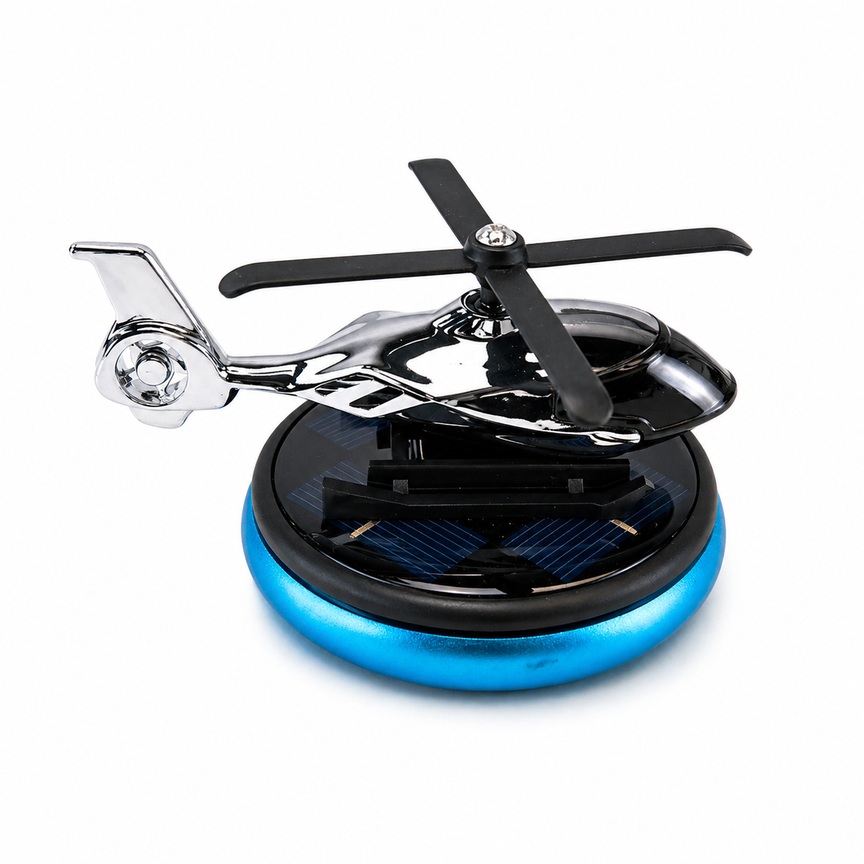 Car air freshener perfume for cars, with propeller, solar-powered for spectacular rotation