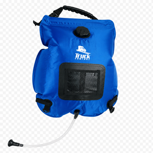 Camping shower with PVC coating 20L blue
