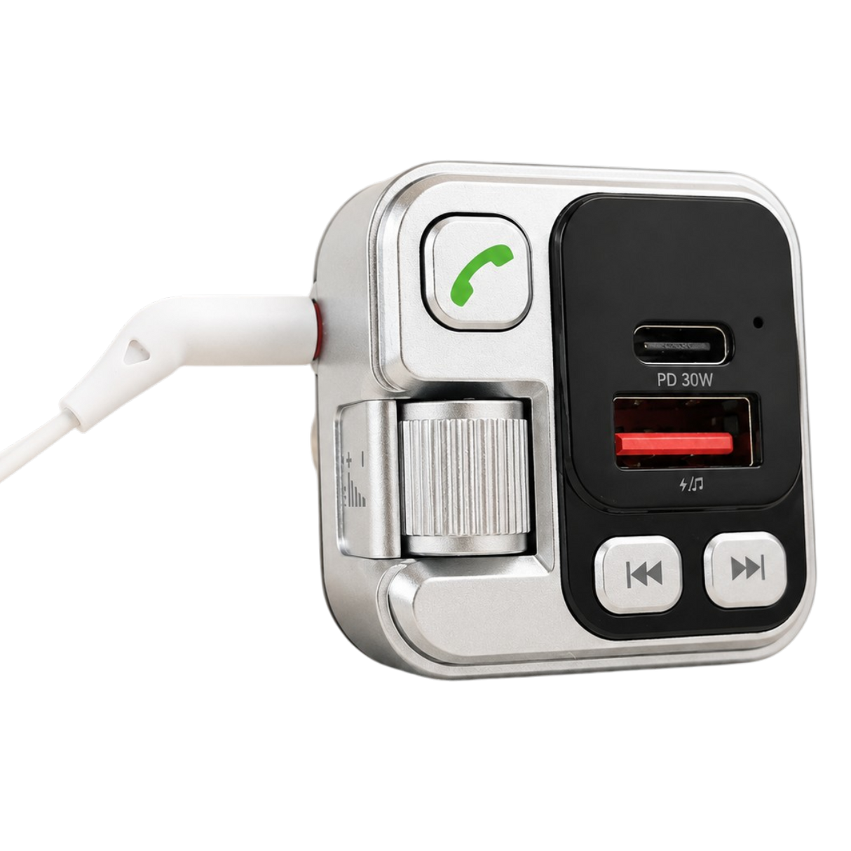 FM Transmitter Bluetooth 45W PD + QC 3.0 autós töltő Kihangosítóval