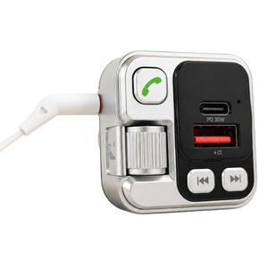 FM Transmitter Bluetooth 45W PD + QC 3.0 autós töltő Kihangosítóval
