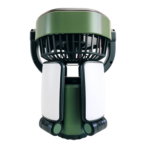 Napelemes ventilátor 6000 mAh akkumulátorral, LED világítással és Power Bank funkcióval