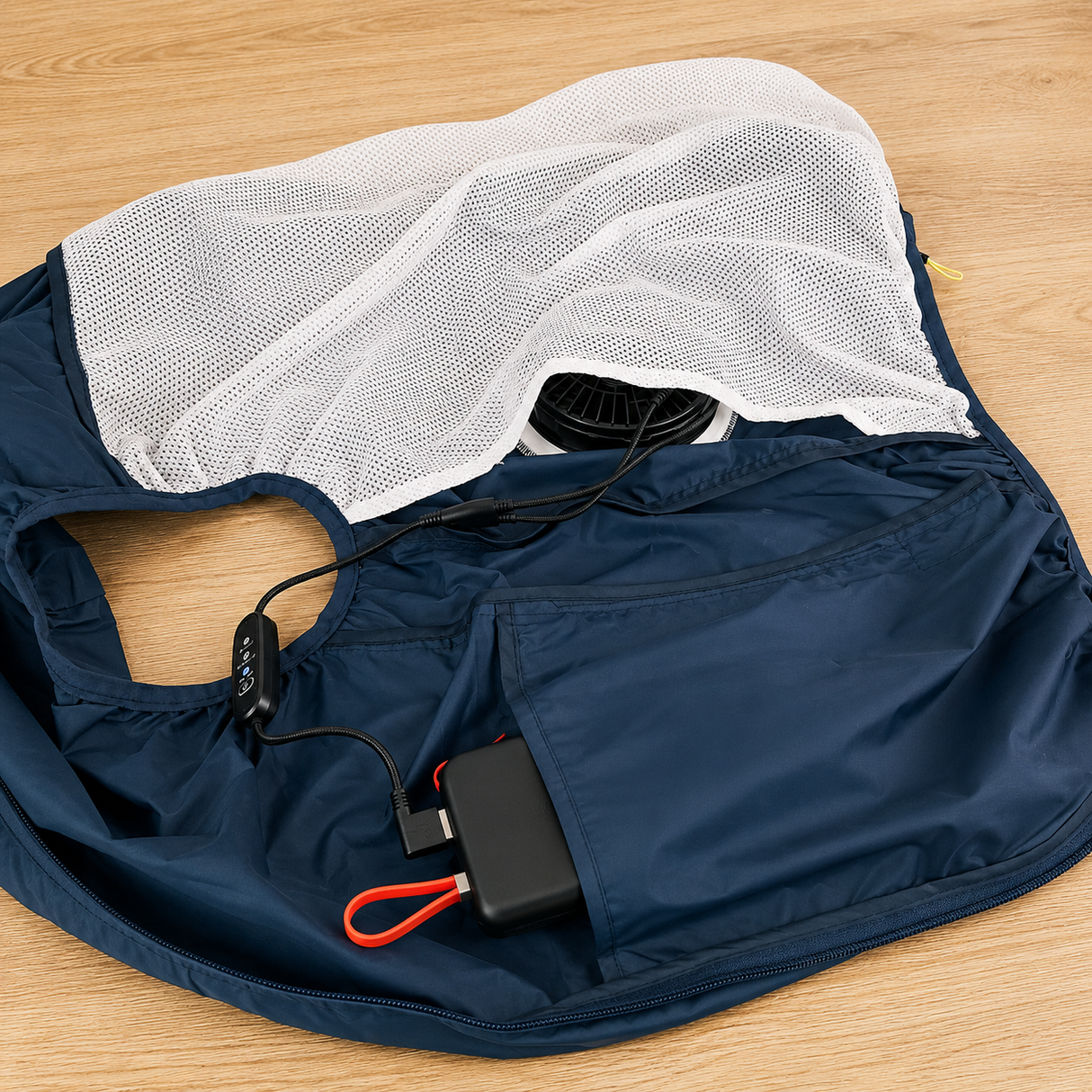 Hűtőmellény légkondicionáló ventilátorokkal XS-5XL