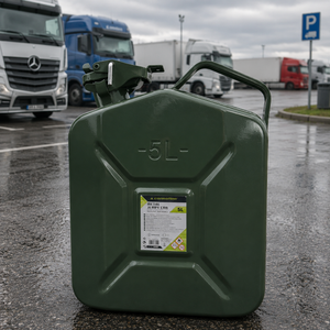 Benzines kanna fém csatos zármechanizmussal és kiöntőcsonkkal