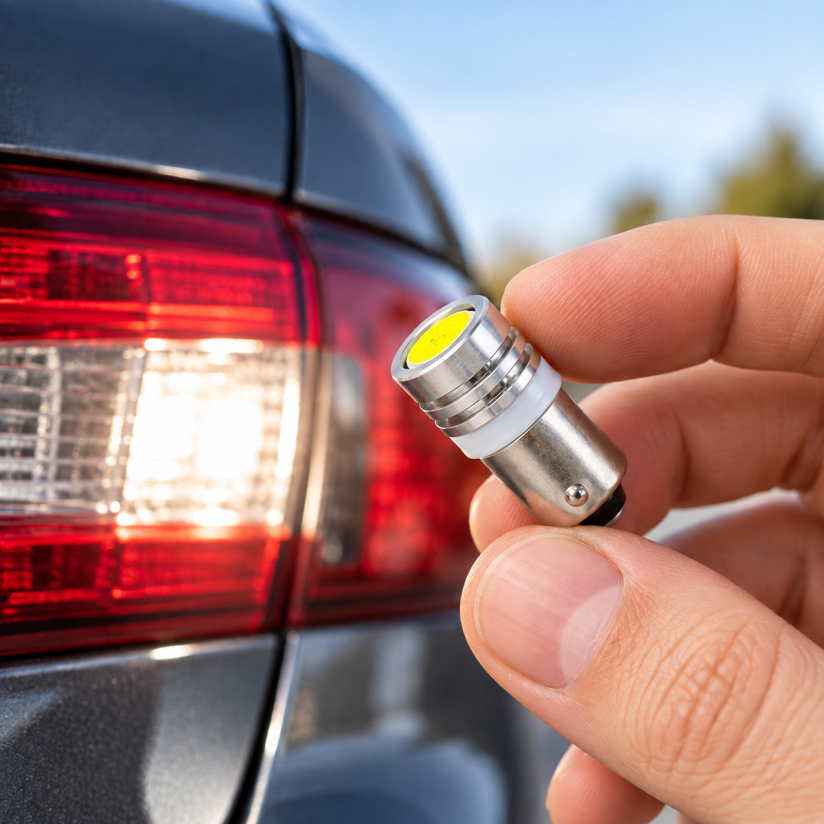 SMD LED izzó pár Ba9s foglalattal
