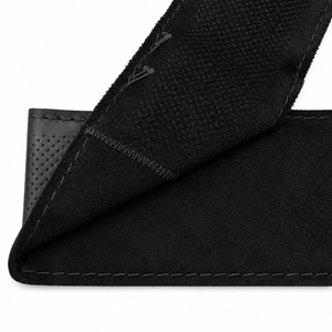 Fűzős kormányvédő bőr 37-38cm fekete