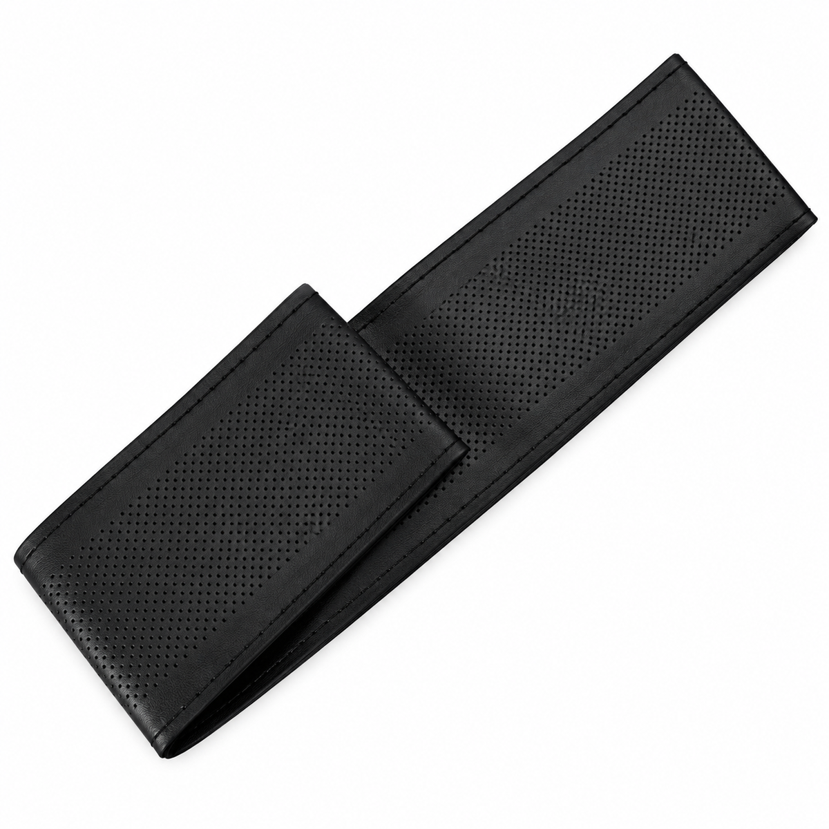 Fűzős kormányvédő bőr 37-38cm fekete