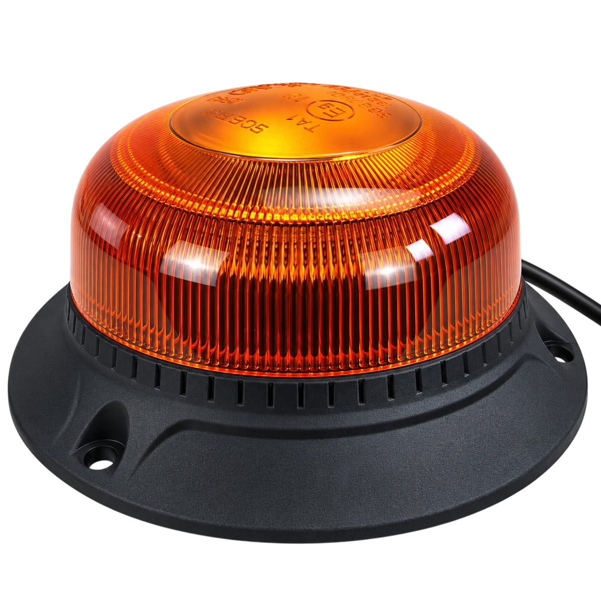 Sárga villogó lámpa 18LED 3 világítási móddal