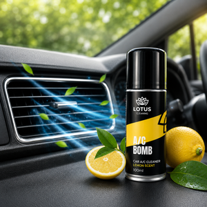 Car air conditioner cleaning bomb with lemon scent 100ml