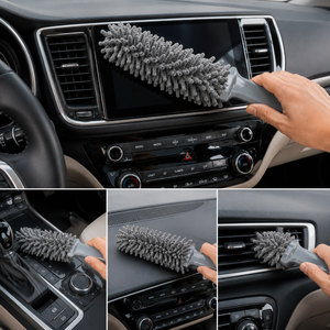 Dusting brush microfiber for car care 39x7 cm