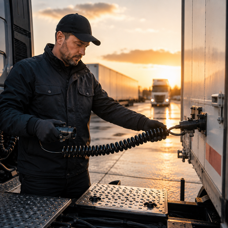 ADR spirál kábel 15 pólusú csatlakozóval maxhossz:3.7m munkahossz:3.5m 24V
