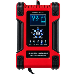 Intelligens akkumulátor töltő 12/24V 12A