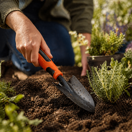 Kerti lapát ültetéshez, legyező forma (35,5 cm)