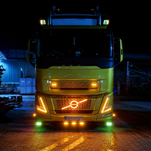 Világító logó Volvo 3D FH Aero-hoz 24V fehér