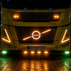 Világító logó Volvo 3D FH Aero-hoz 24V fehér