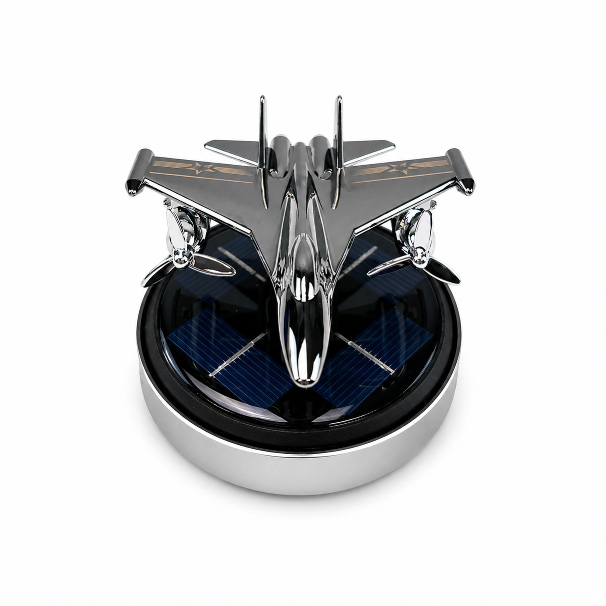 Car air freshener perfume for cars, with propeller, solar-powered for spectacular rotation