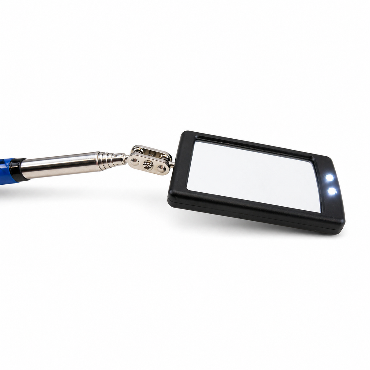 Telescopic inspection mirror with LED light for assembly 19cm/87cm