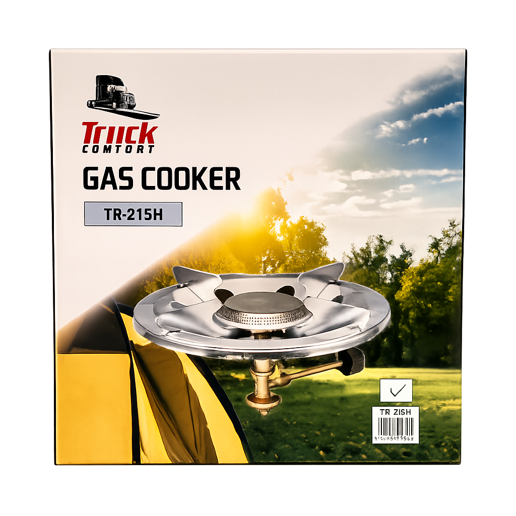 Camping gas stove head 1 burner for 2-3kg cylinder 22cm