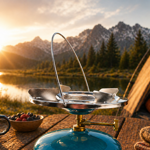 Camping gas stove head 1 burner for 2-3kg cylinder 22cm