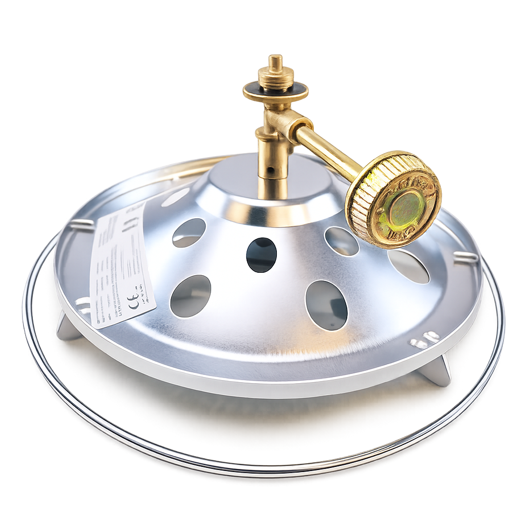 Camping gas stove head 1 burner for 2-3kg cylinder 22cm