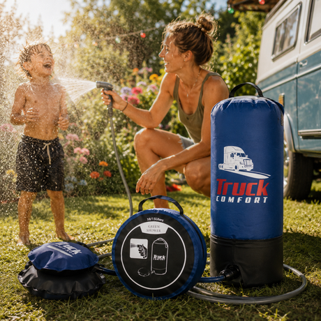 Kemping zuhany 12 literes pumpás