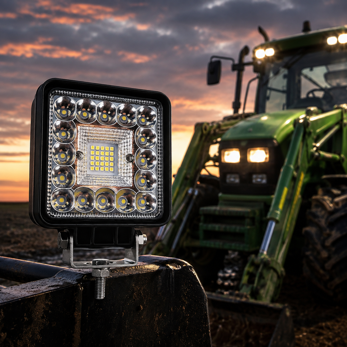 Work lamp LED square combined light 12/24V