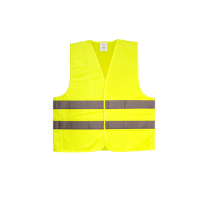 A well visibility vest is a large size