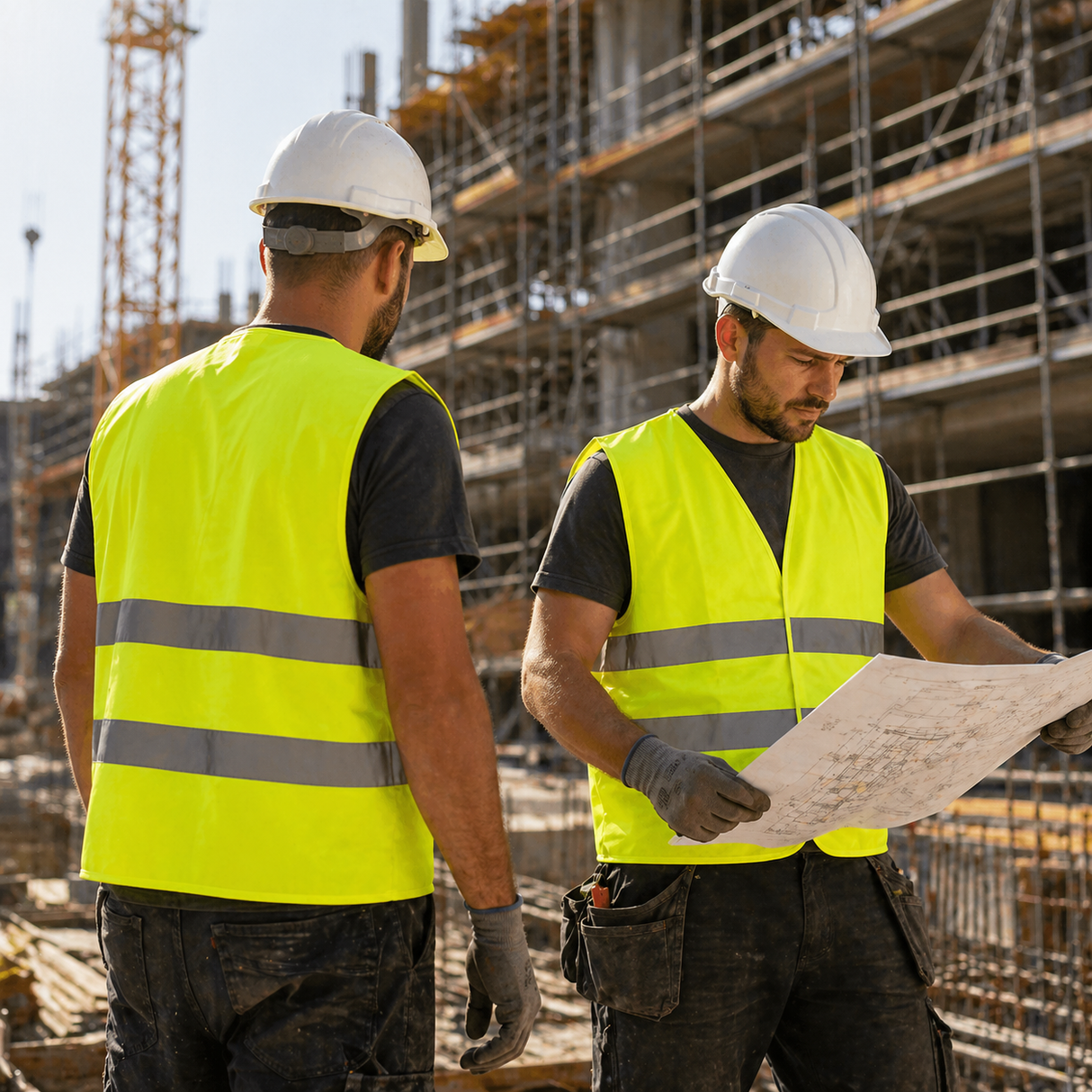 A well visibility vest is a large size