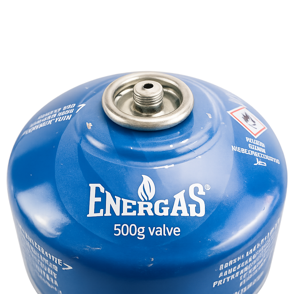 Camping gas bottle 500 g 7/16 EN417