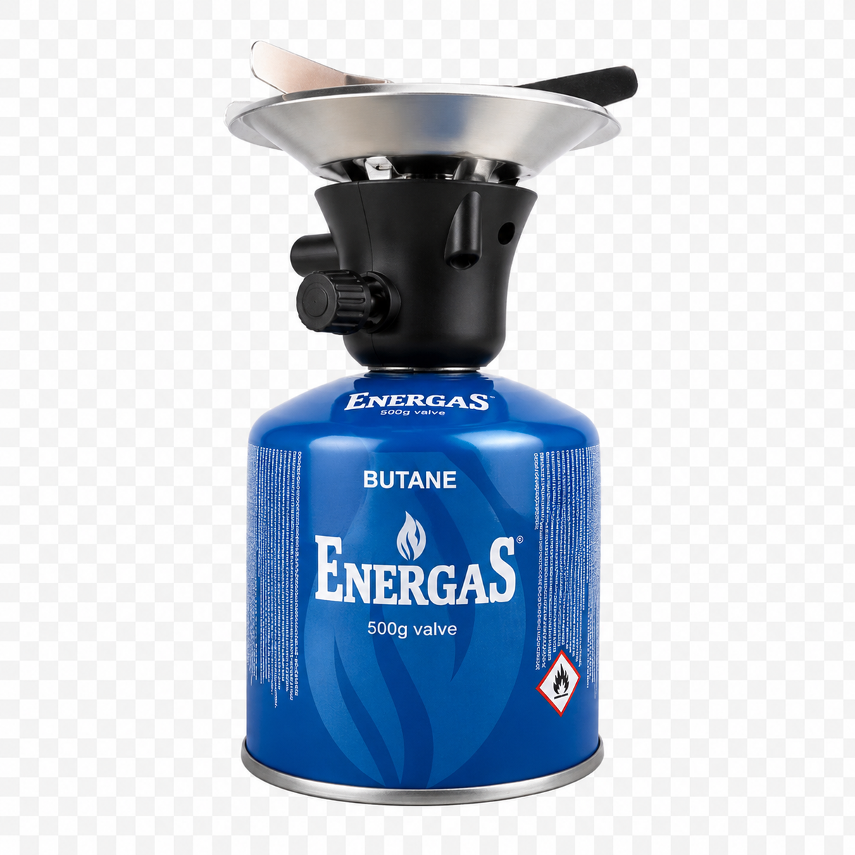Camping gas bottle 500 g 7/16 EN417