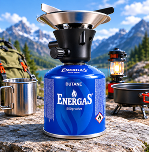 Camping gas bottle 500 g 7/16 EN417