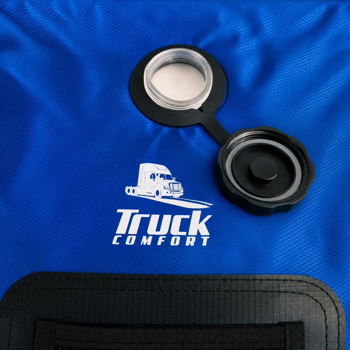 Camping shower with PVC coating 20L blue