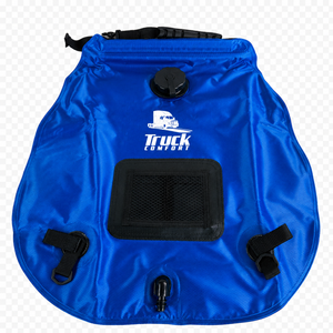 Camping shower with PVC coating 20L blue
