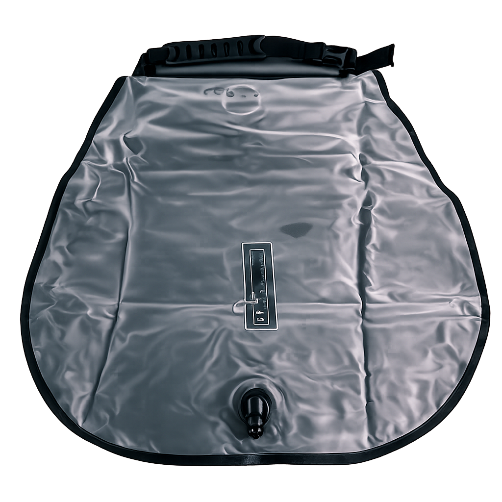 Camping shower with PVC coating 20L blue