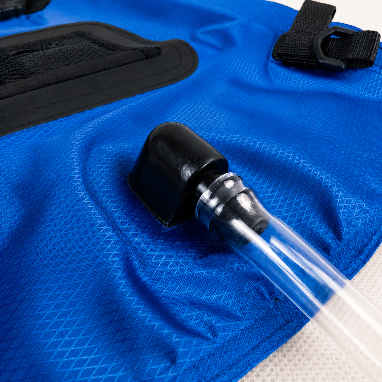 Camping shower with PVC coating 20L blue