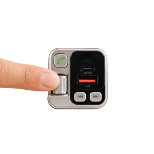 FM Transmitter Bluetooth 45W PD + QC 3.0 autós töltő Kihangosítóval
