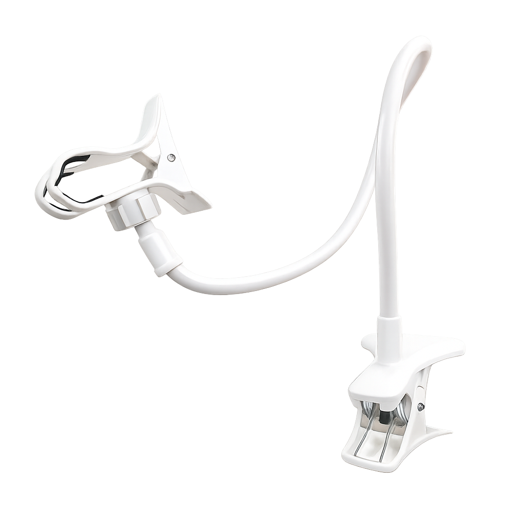 Flexibilis telefontartó csiptetős rögzítéssel 70 cm 360° forgatható