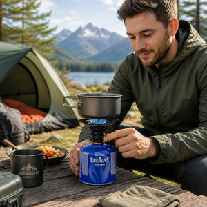Camping gas bottle 500 g 7/16 EN417