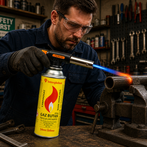 Camping gas cylinder for gas stoves 227g