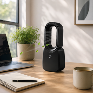 Desk fan with LED mood lighting 1800mAh