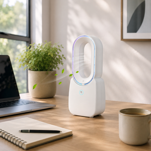 Desk fan with LED mood lighting 1800mAh