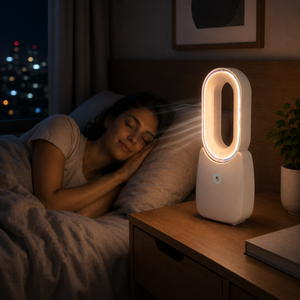 Desk fan with LED mood lighting 1800mAh