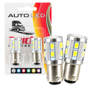 SMD LED bulb pair with Bay15D sockets